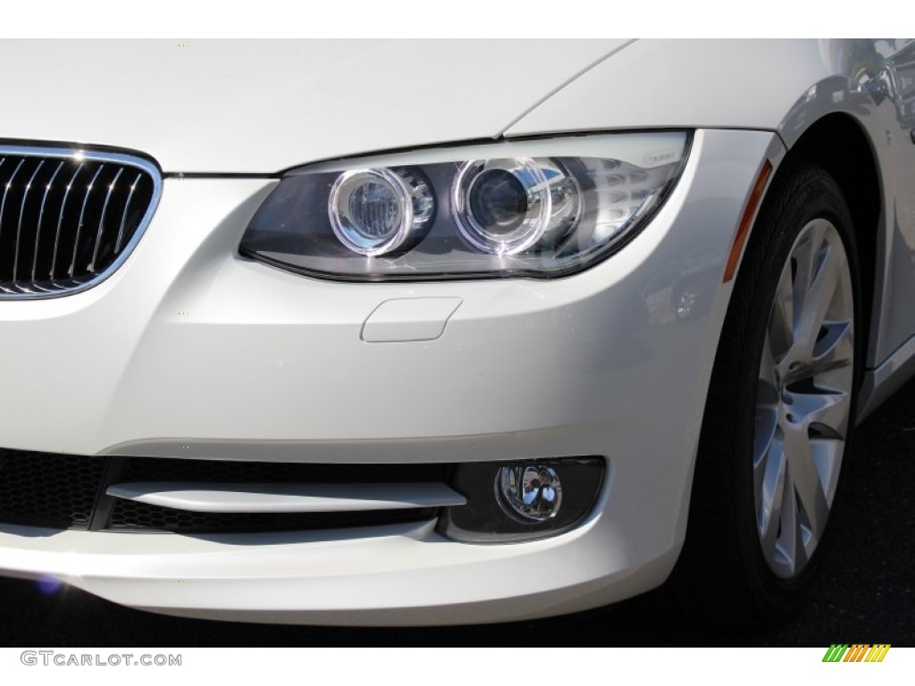 2011 3 Series 328i Convertible - Mineral White Metallic / Saddle Brown Dakota Leather photo #31