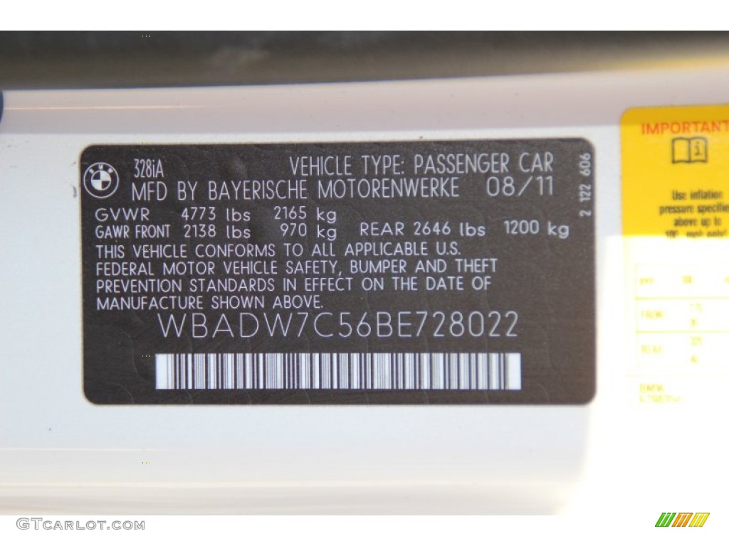 2011 3 Series 328i Convertible - Mineral White Metallic / Saddle Brown Dakota Leather photo #34