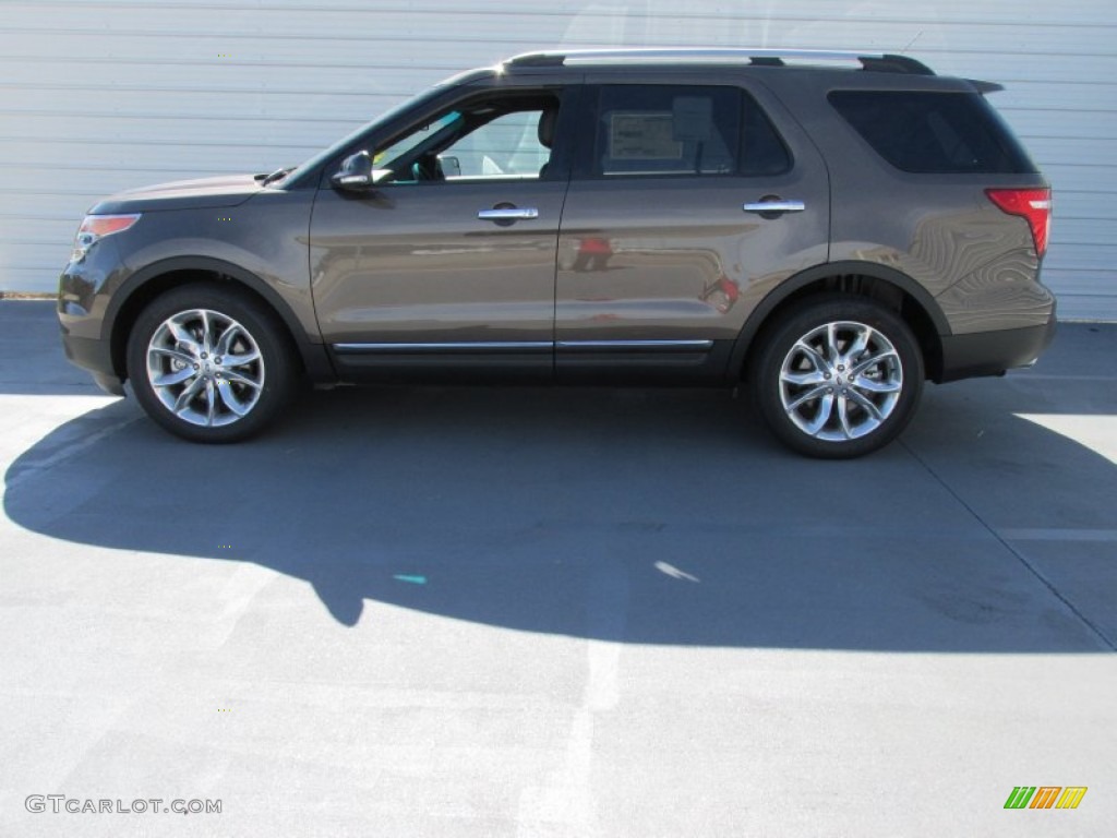 2015 Explorer XLT - Caribou / Charcoal Black photo #6