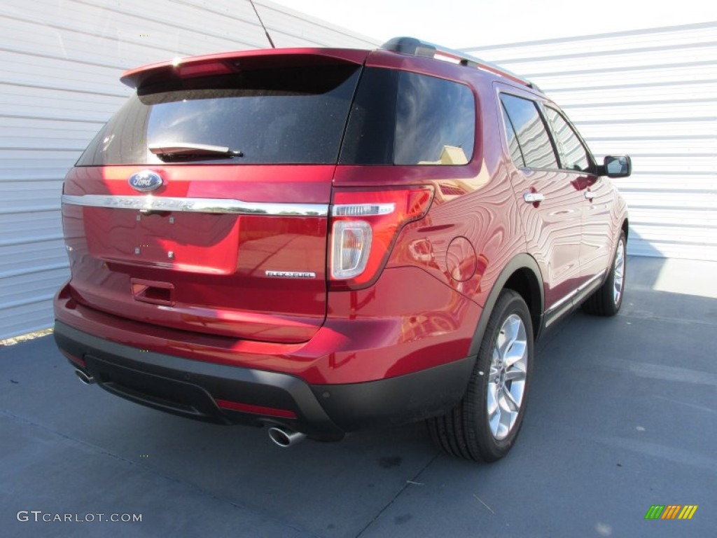 2015 Explorer XLT - Ruby Red / Medium Light Stone photo #4