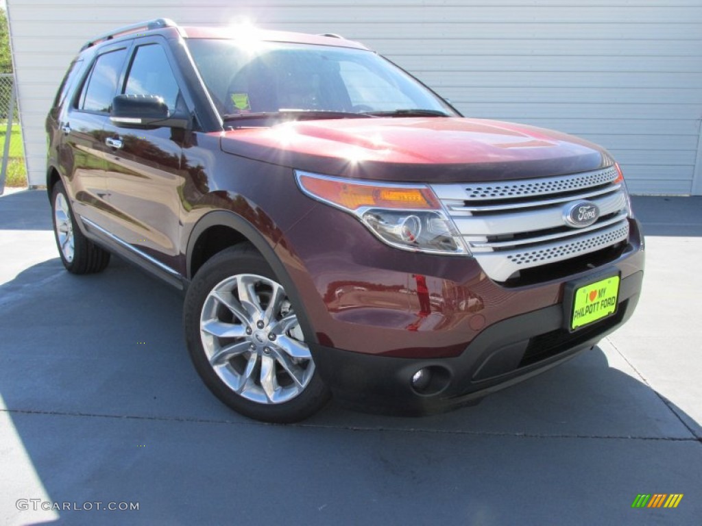 Bronze Fire Ford Explorer