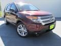 2015 Bronze Fire Ford Explorer XLT  photo #2