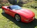 2002 Torch Red Chevrolet Corvette Convertible  photo #15