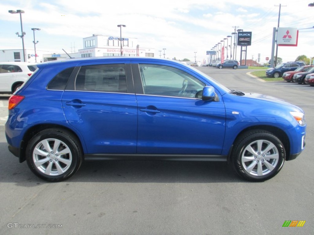 Octane Blue 2015 Mitsubishi Outlander Sport SE AWC Exterior Photo #97559294