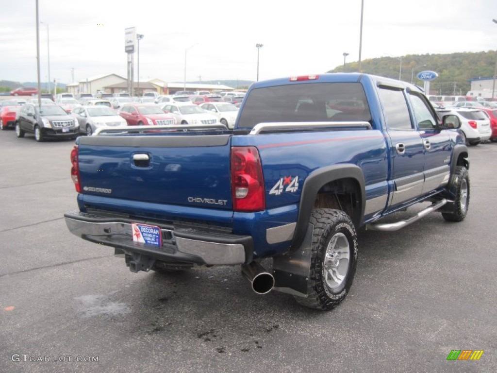 2003 Silverado 2500HD LS Crew Cab 4x4 - Arrival Blue Metallic / Dark Charcoal photo #4