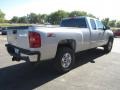 2011 Sheer Silver Metallic Chevrolet Silverado 2500HD LT Extended Cab 4x4  photo #3