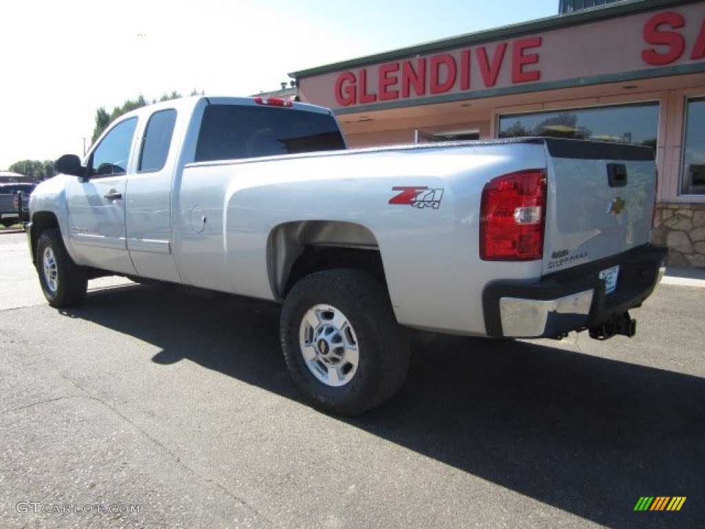 2011 Silverado 2500HD LT Extended Cab 4x4 - Sheer Silver Metallic / Light Titanium/Ebony photo #4
