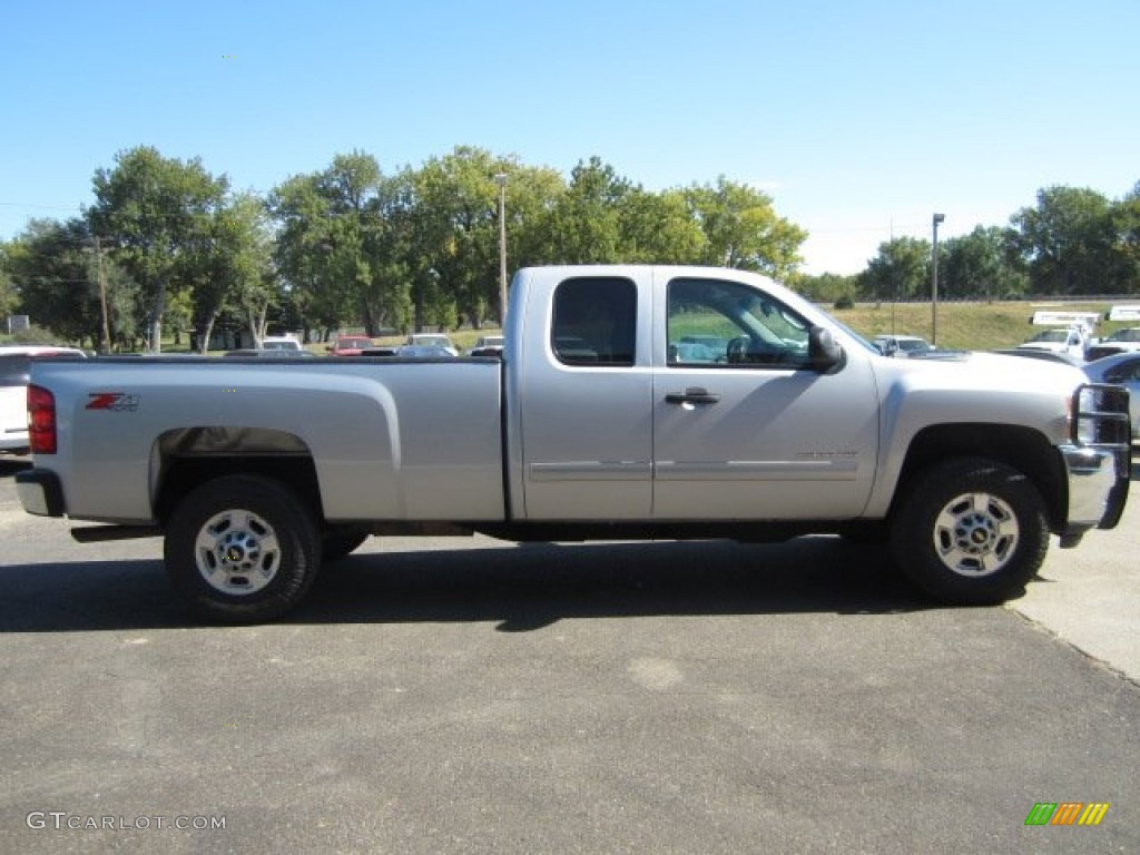 2011 Silverado 2500HD LT Extended Cab 4x4 - Sheer Silver Metallic / Light Titanium/Ebony photo #22