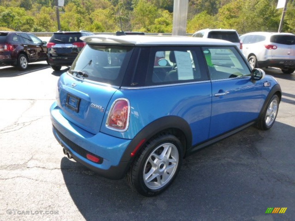 2007 Cooper S Hardtop - Laser Blue Metallic / Carbon Black/Carbon Black photo #5