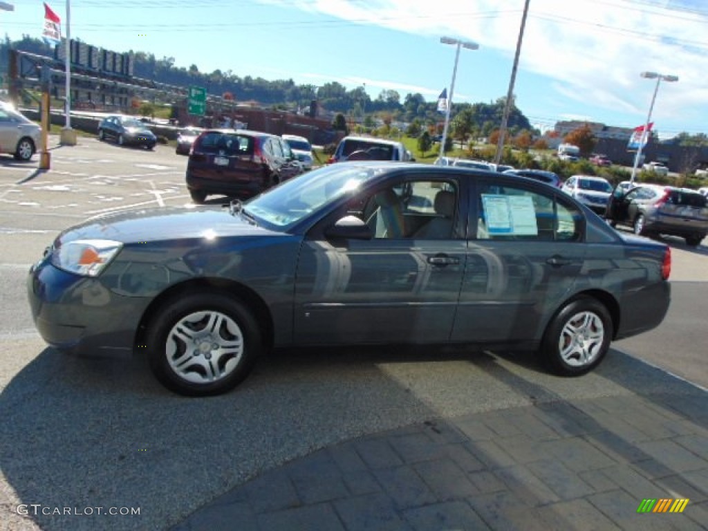 2007 Malibu LS Sedan - Dark Gray Metallic / Titanium Gray photo #6