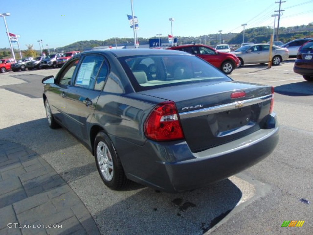 2007 Malibu LS Sedan - Dark Gray Metallic / Titanium Gray photo #7