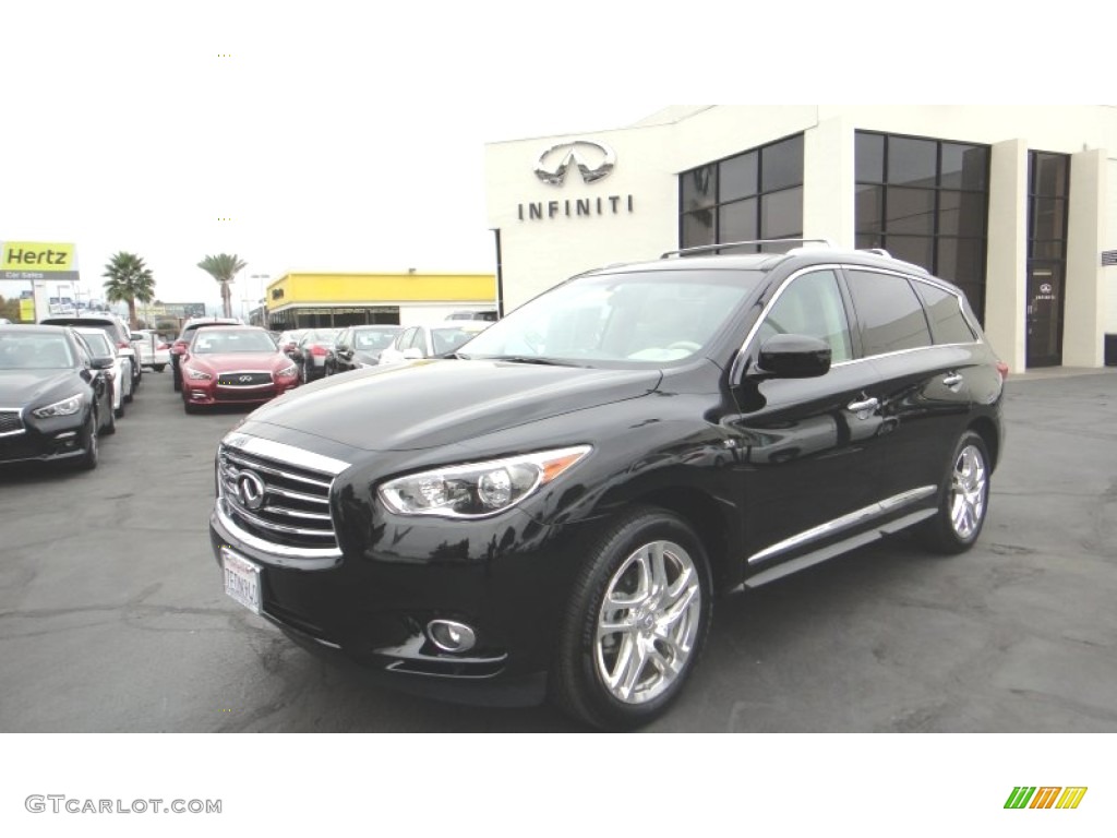 2014 QX60 3.5 AWD - Black Obsidian / Wheat photo #1