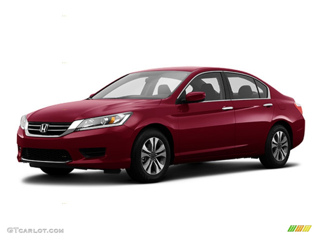 2015 Accord LX Sedan - Basque Red Pearl II / Ivory photo #18