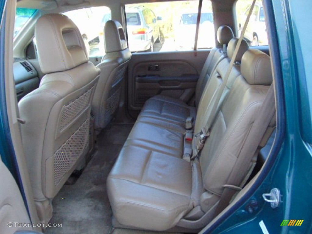 2003 Pilot EX-L 4WD - Evergreen Pearl / Saddle photo #14