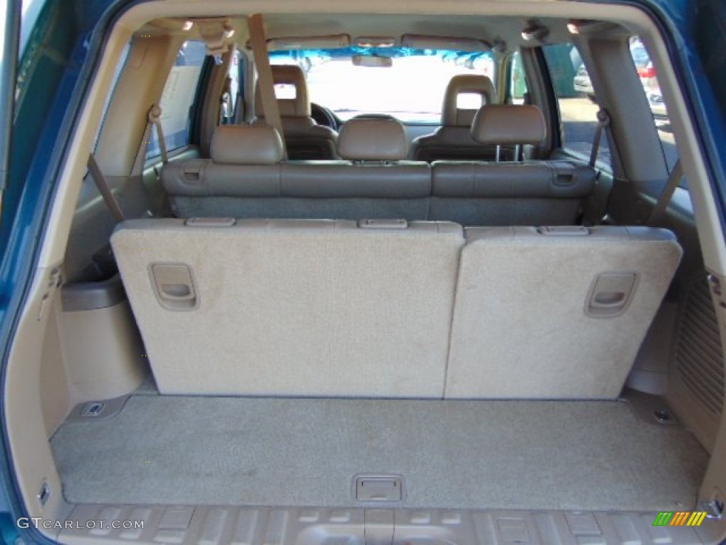 2003 Pilot EX-L 4WD - Evergreen Pearl / Saddle photo #16
