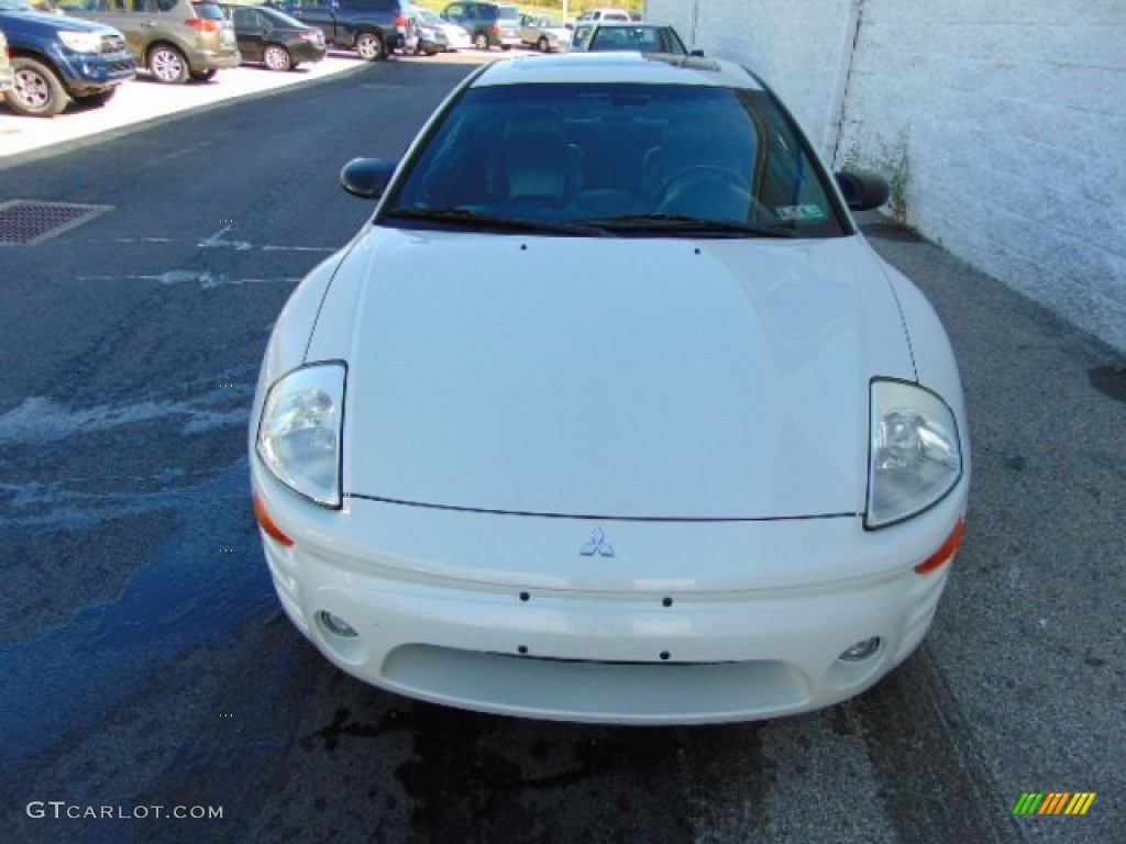 2003 Eclipse GTS Coupe - Dover White Pearl / Midnight photo #5