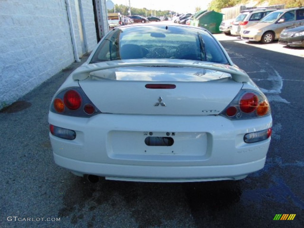 2003 Eclipse GTS Coupe - Dover White Pearl / Midnight photo #8
