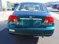 2002 Clover Green Metallic Honda Civic LX Sedan  photo #7