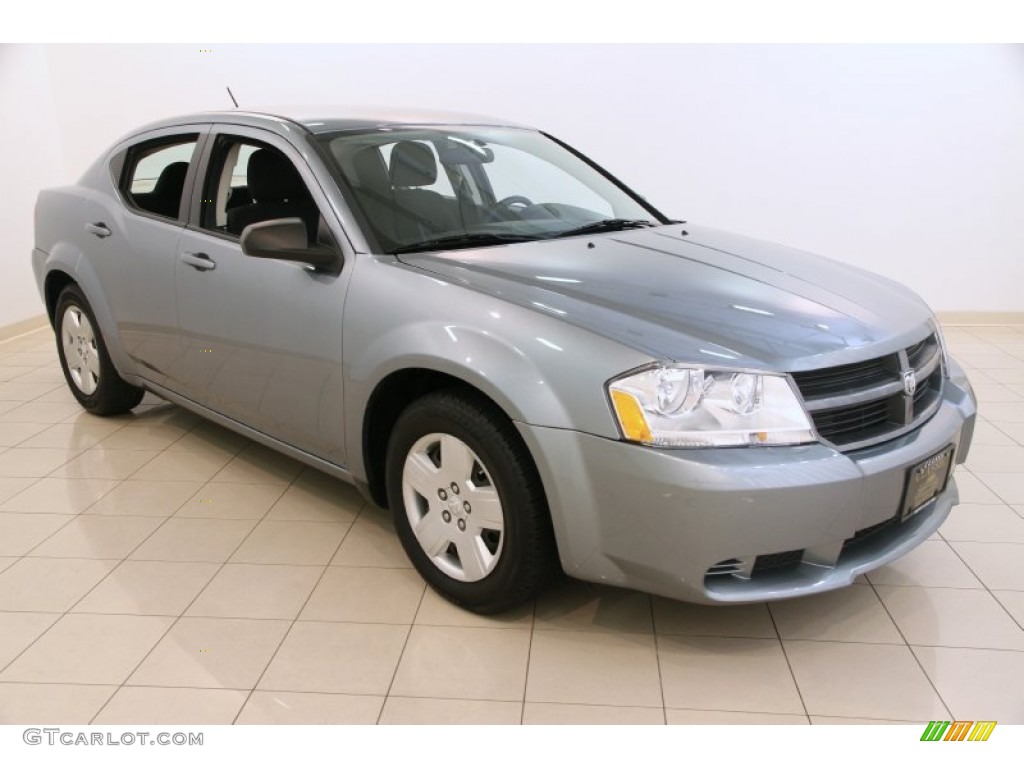 2010 Avenger SXT - Silver Steel Metallic / Dark Slate Gray photo #1