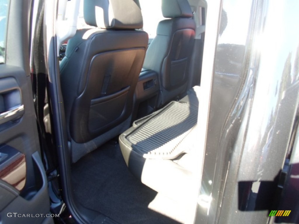 2015 Sierra 2500HD SLT Double Cab 4x4 - Onyx Black / Jet Black photo #5