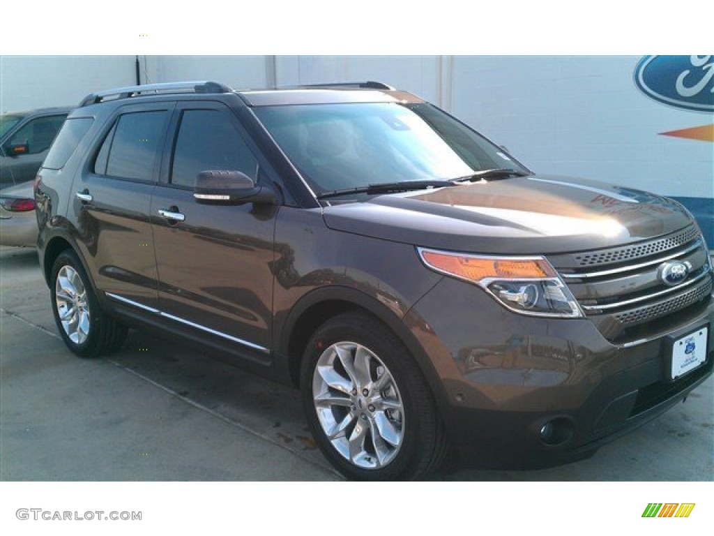 2015 Explorer Limited - Caribou / Sport Charcoal Black/Sienna photo #86