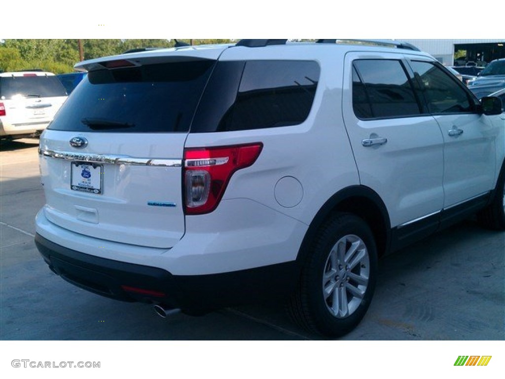 2015 Explorer XLT - Oxford White / Charcoal Black photo #11