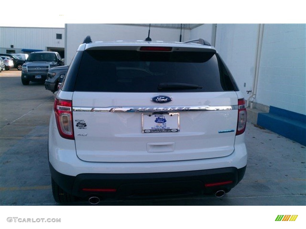 2015 Explorer XLT - Oxford White / Charcoal Black photo #12
