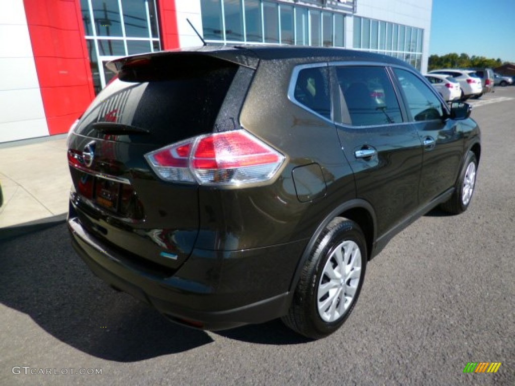 Midnight Jade 2014 Nissan Rogue S Exterior Photo #97573624