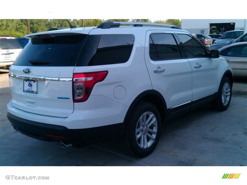 2015 Explorer XLT - Oxford White / Charcoal Black photo #72