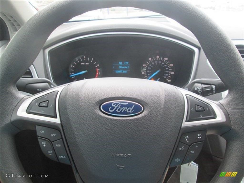 2015 Fusion S - Tuxedo Black Metallic / Earth Gray photo #31