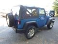 2015 Hydro Blue Pearl Jeep Wrangler Sport 4x4  photo #6