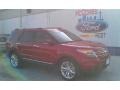 2015 Ruby Red Ford Explorer Limited  photo #7
