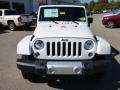 2015 Bright White Jeep Wrangler Sahara 4x4  photo #3