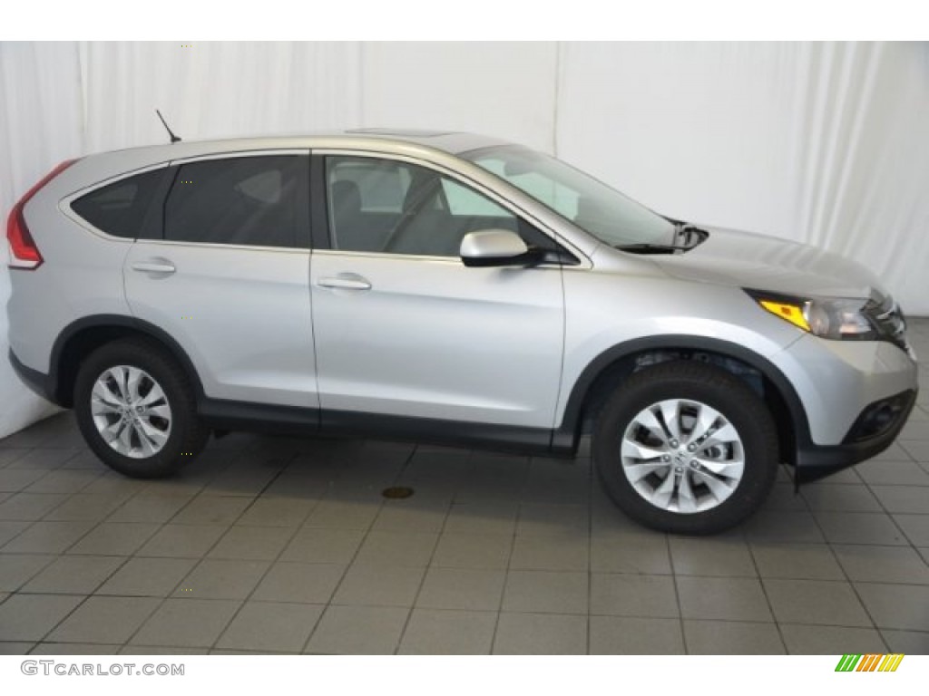 2014 CR-V EX - Alabaster Silver Metallic / Gray photo #7