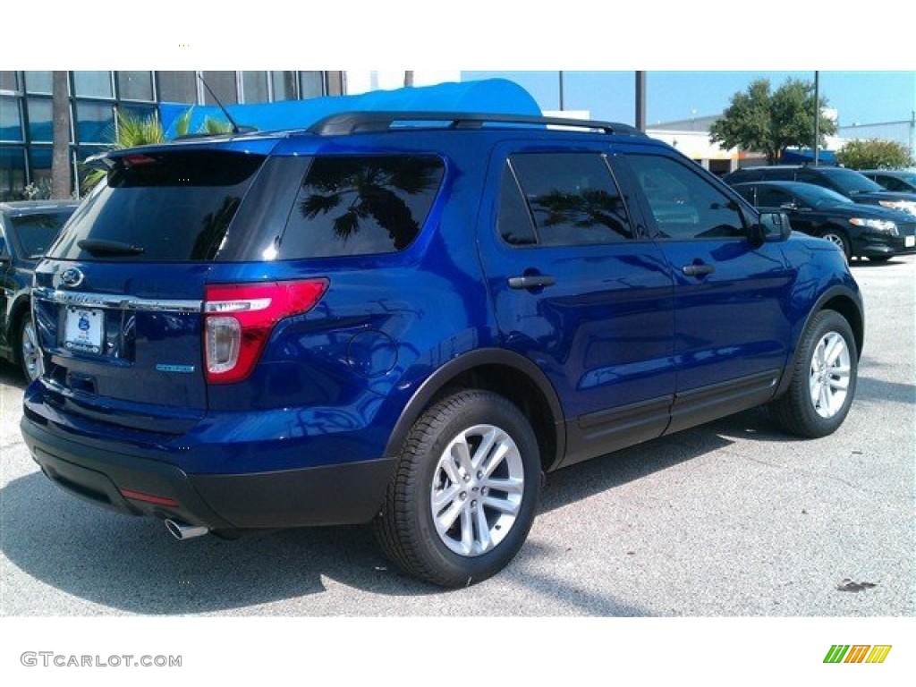 2015 Explorer FWD - Deep Impact Blue / Medium Light Stone photo #2