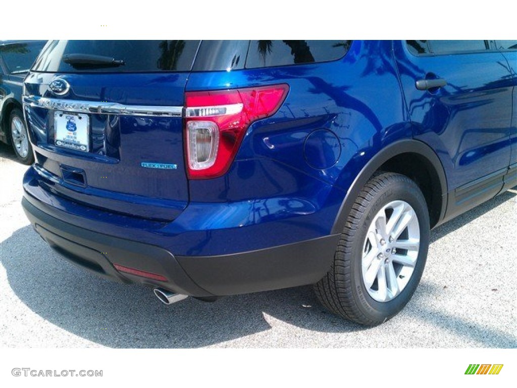 2015 Explorer FWD - Deep Impact Blue / Medium Light Stone photo #4