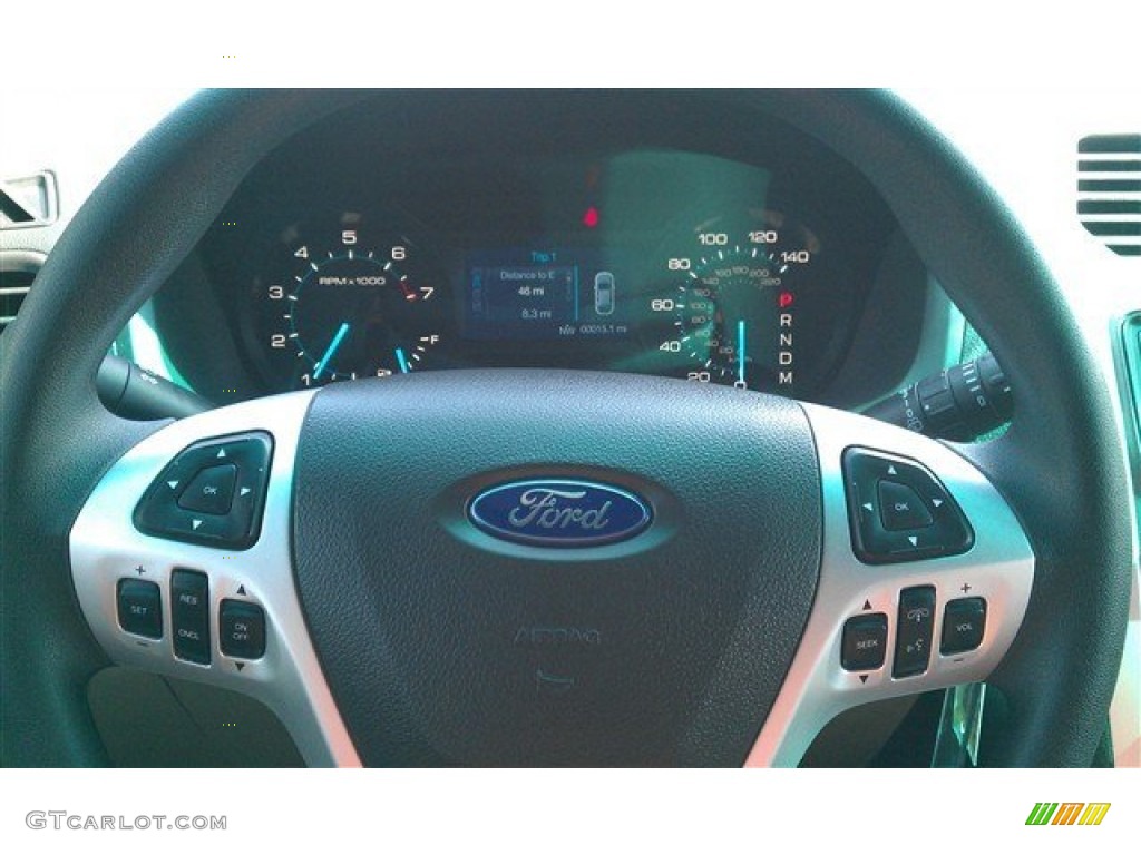 2015 Explorer FWD - Deep Impact Blue / Medium Light Stone photo #25