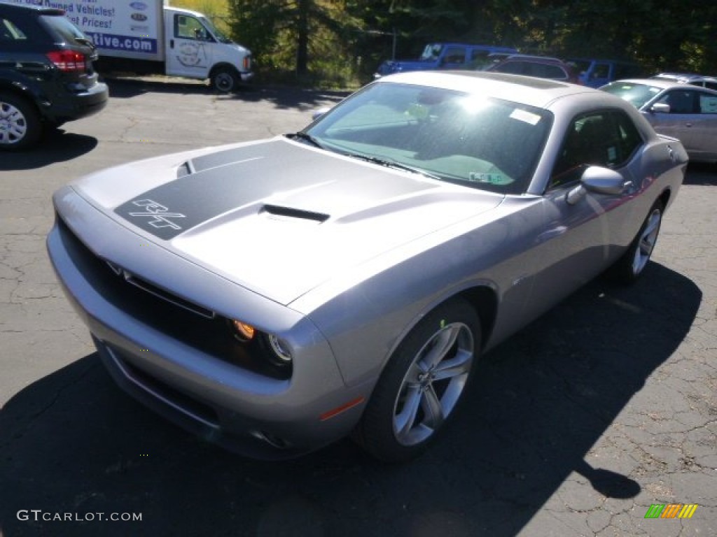 2015 Challenger R/T - Billet Silver Metallic / Black photo #2