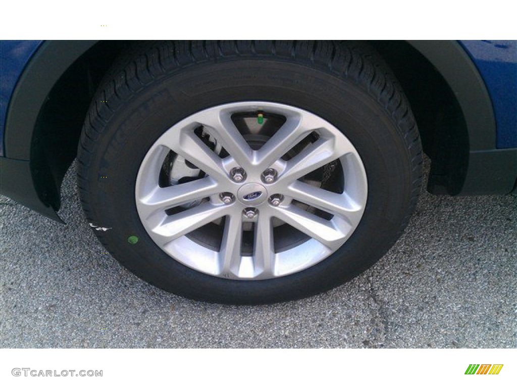 2015 Explorer FWD - Deep Impact Blue / Medium Light Stone photo #38