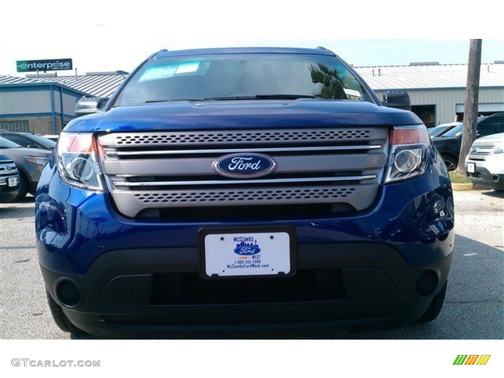 2015 Explorer FWD - Deep Impact Blue / Medium Light Stone photo #39