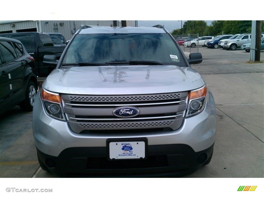 2015 Explorer FWD - Ingot Silver / Medium Light Stone photo #5