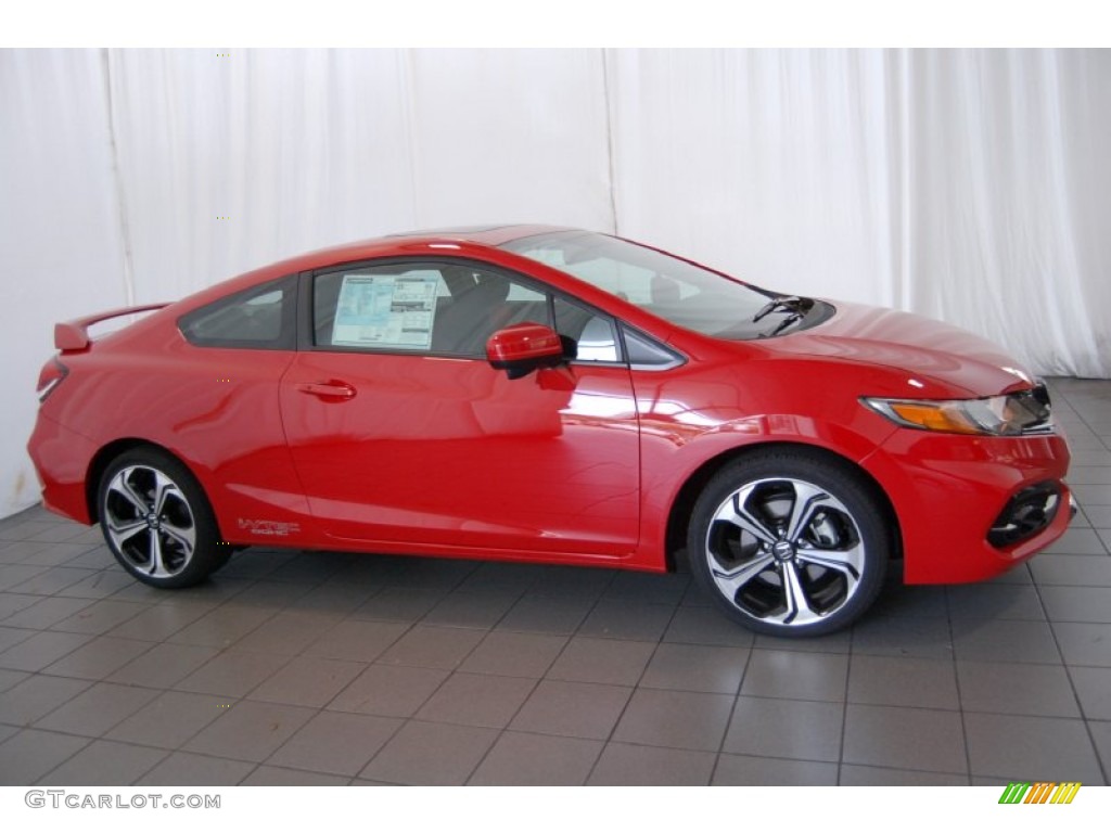 Rallye Red 2014 Honda Civic Si Coupe Exterior Photo #97581043