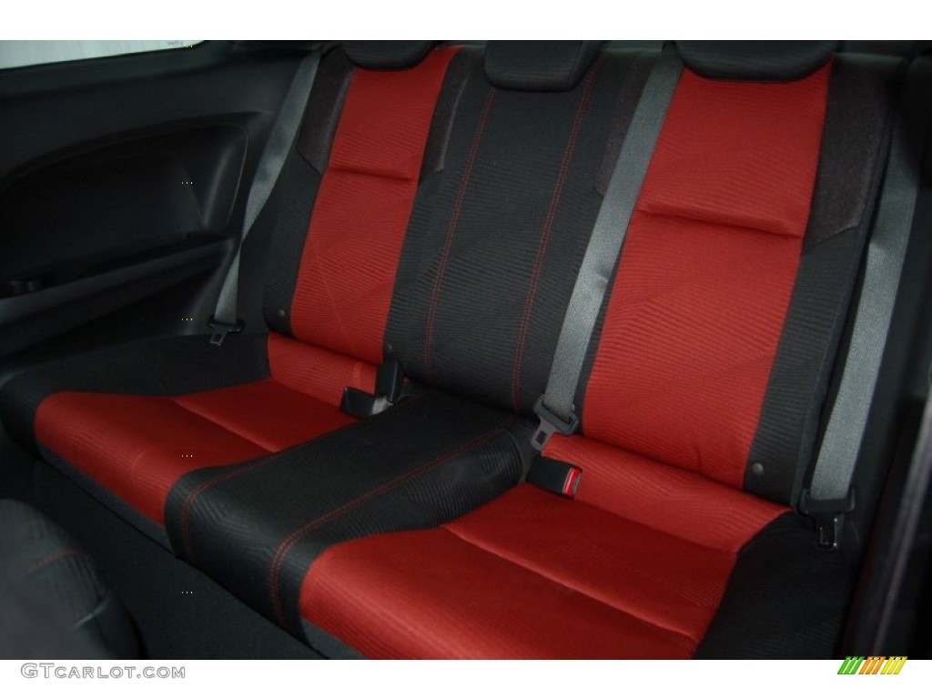 Black/Red Interior 2014 Honda Civic Si Coupe Photo #97581382