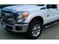 2015 White Platinum Ford F250 Super Duty Lariat Crew Cab 4x4  photo #2