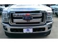 2015 White Platinum Ford F250 Super Duty Lariat Crew Cab 4x4  photo #7