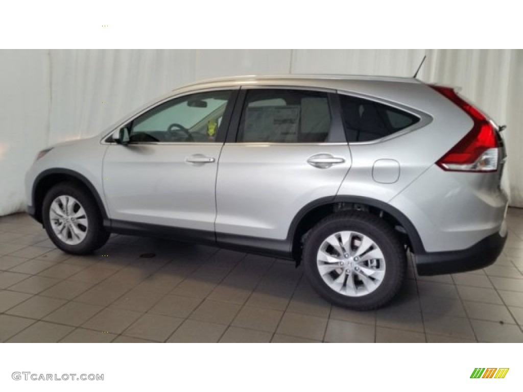 2014 CR-V EX-L - Alabaster Silver Metallic / Black photo #4