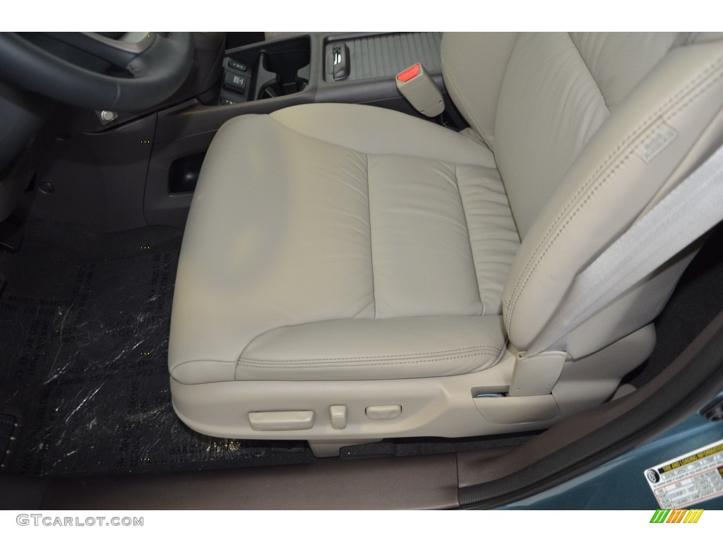 2014 CR-V EX-L - Mountain Air Metallic / Beige photo #10