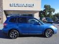 2015 Quartz Blue Pearl Subaru Forester 2.0XT Touring  photo #2