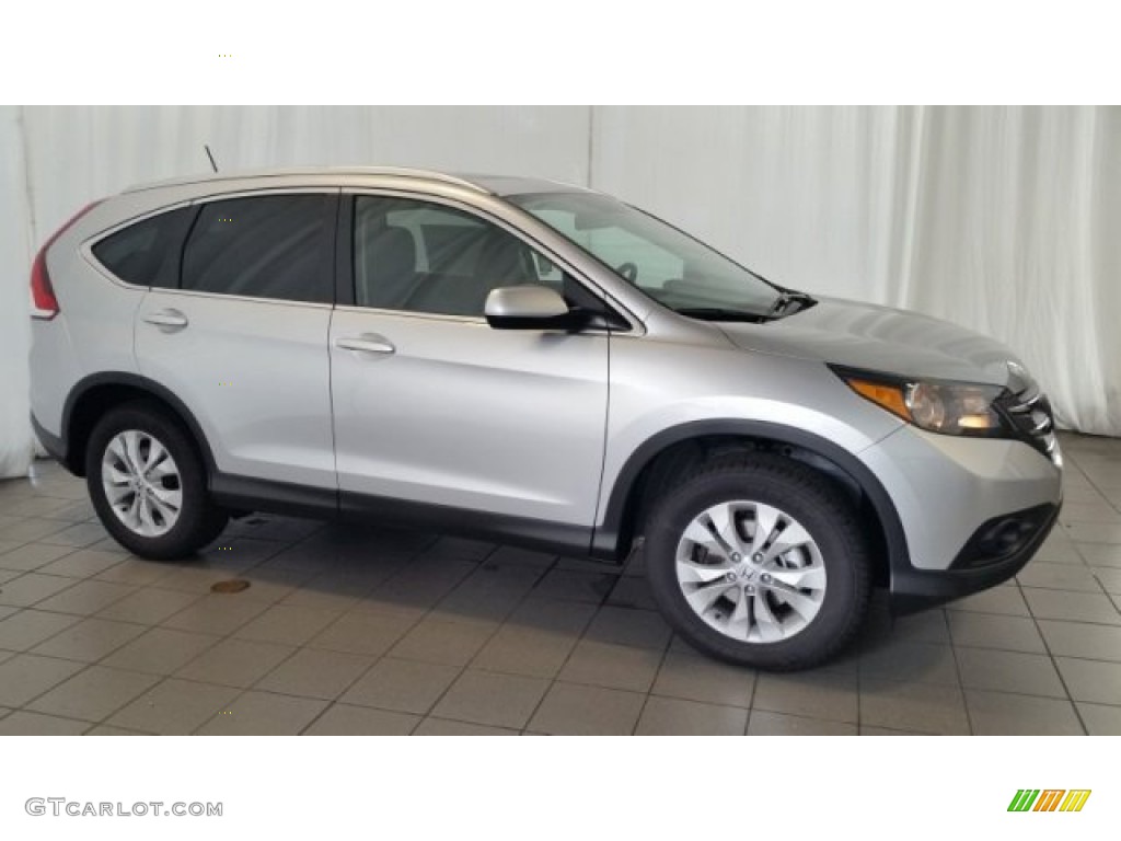 2014 CR-V EX-L - Alabaster Silver Metallic / Black photo #7