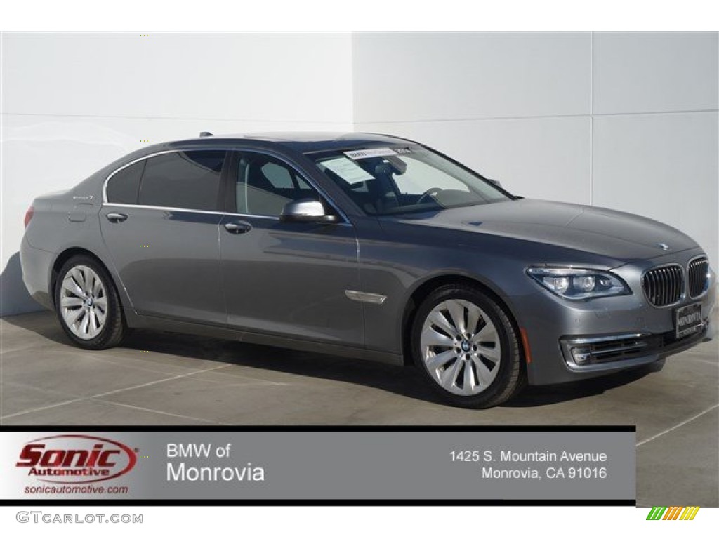 2014 7 Series ActiveHybrid 7 - Space Gray Metallic / Black photo #1